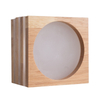 LED Maan Tafellamp Houten Tafel Bal Licht Dimbare Linnen Bal Rotan Lampenkap USB Slaapkamer Nachtkastje Nachtlampje Home Decor