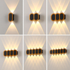 6W 12W Led Wandlamp Outdoor Waterdichte IP65 Veranda Tuin Wandlamp Indoor Slaapkamer Nachtkastje Decoratie Verlichting lampen Aluminium