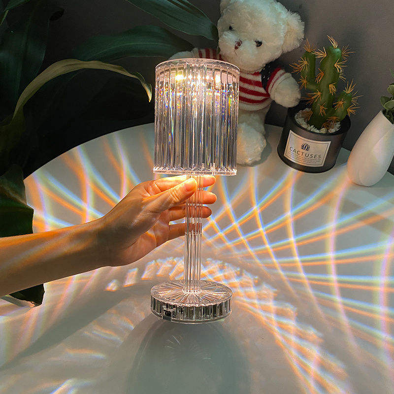 Creatieve 3D Nachtlampje Vakantie Cadeau DIY Acryl Tafellamp Camping Licht Speelgoed Kleur Veranderende Tafellamp