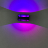 Nieuwe witte aluminium 5W RGB wandlamp Up and Down indoor wandlamp diy kleur met controller indoor wandlamp RGB wandlamp