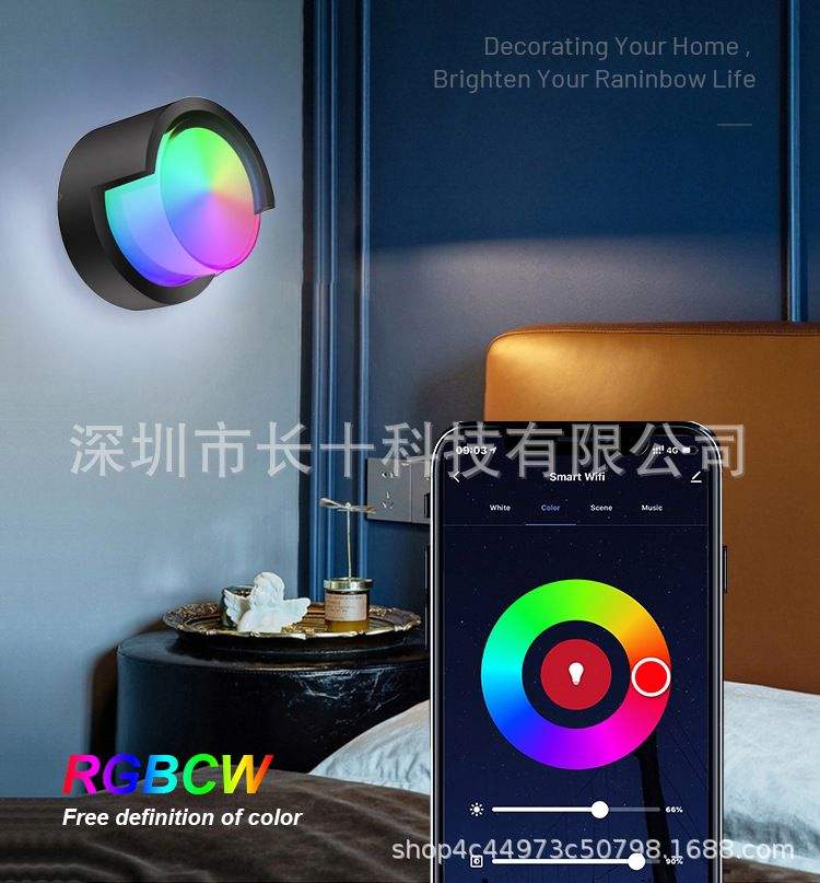 LED wandlampen voor woonkamer Wandlamp Slaapkamer Kamer Maan Led Nachtlampje Hal Loft Indoor Home Lights