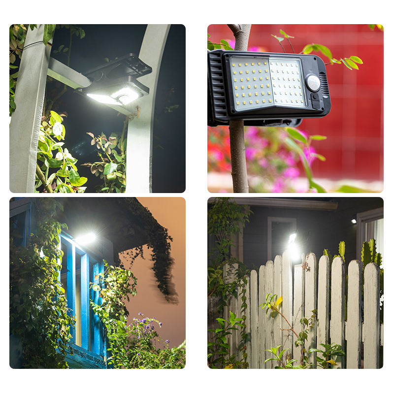 Hoge kwaliteit waterdichte Ip65 dubbelzijdige led wandlamp moderne buiten zonne-wandlampen op en neer muur tuin zonne-lamp