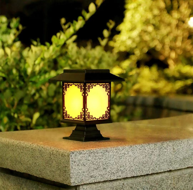 5LED Solar binnenplaats lamp gazon grond lamp Tuin solar lamp tuin trellis outdoor antieke kamer licht decoratie Amerikaanse stijl 