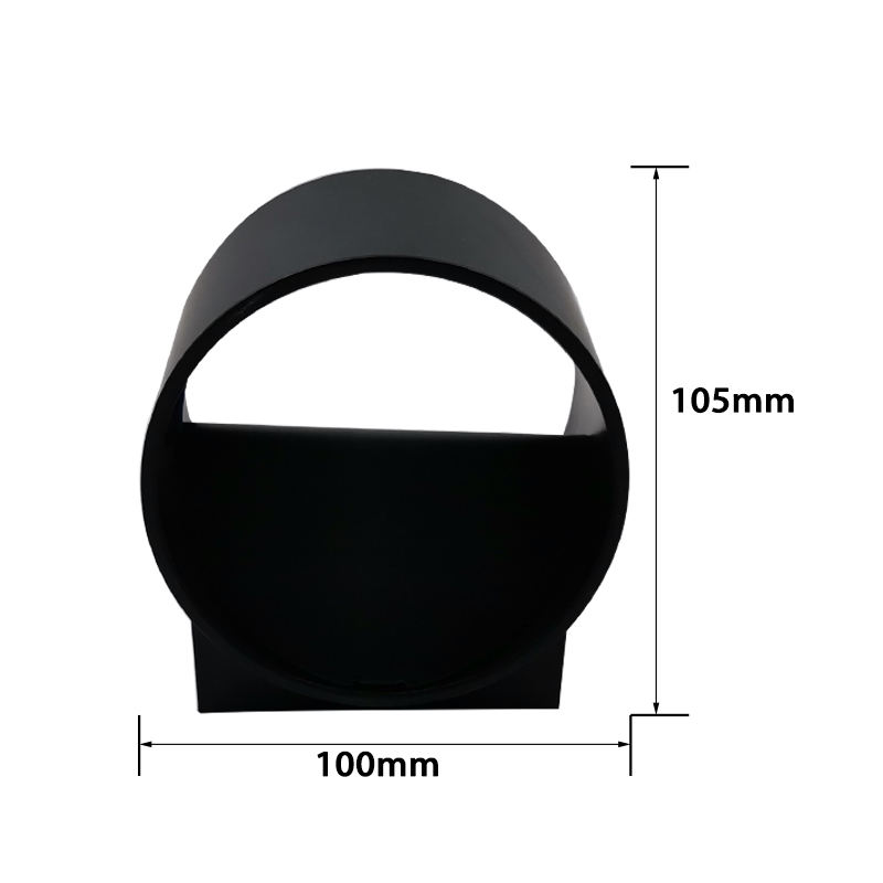 Ringvormige 5W wandlamp indoor decoratieve verlichting LED wandlamp up en down wandlamp