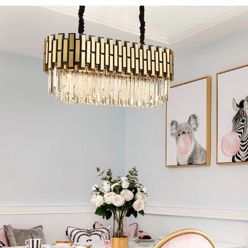 LED kristallen kroonluchter eetkamer kroonluchters moderne kroonluchter E14 lamp Ring Kroonluchter voor Woonkamer Hanglamp Decoratieve Verlichting Stijl kristallen kroonluchter