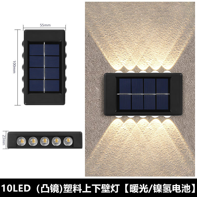 Groothandel gangpad balkon muur plug nachtlamp aangepaste tuin geleid landschap licht buiten zonne-waterdichte wandlamp