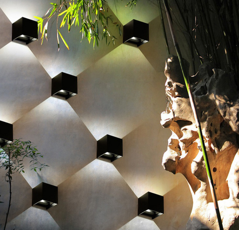 Bewegingssensor 12W LED Wandlamp Buiten Waterdicht IP65 Veranda Tuin Wandlamp Decoratie Verlichting Waterdichte Wandlamp