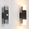 LED tweekoppige blaker Licht Vierkant Buitentrap Gangpad Waterdicht Acryl Creatief Exterieur Wandlamp Binnenplaats Balkon Blaker