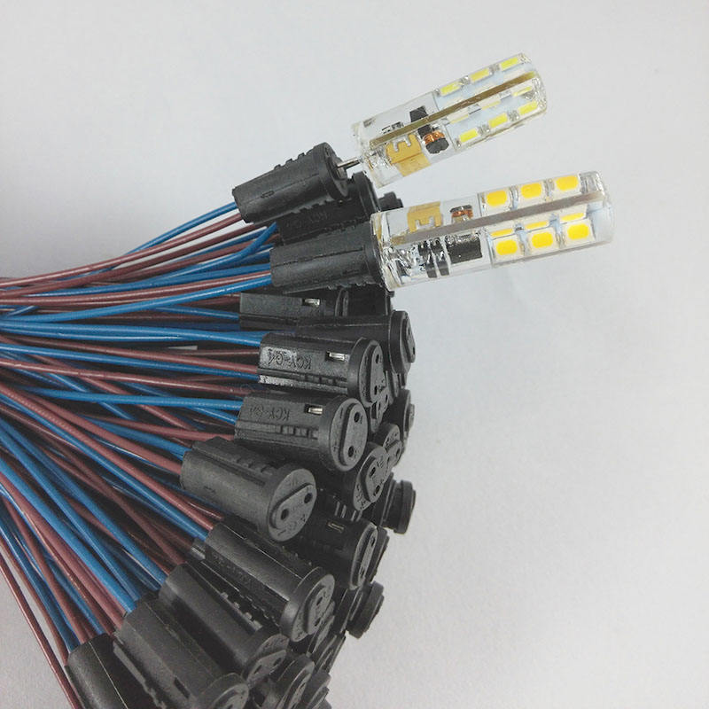 50 cm G4 Led Spaarlamp Houder Kristallen Lamp Plug Met Kabel Socket G4 Base Lamp Voet Socket
