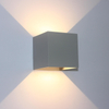 Verstelbare wandlamp nachtkastje aluminium wandlamp opbouw kubus LED tuin veranda licht waterdicht