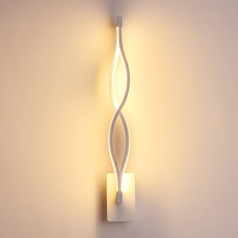 16W LED wandkandelaars indoor home 24W 2.4G traploos dimmen wandlampen met afstandsbediening trappen gang lamp verlichting