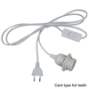1.8M Lijn Lengte E27 LED Lamp Socket 250V 4A 303 Aan/Uit Lamphouder Adapter Converter voor LED Licht Schorsing Socket Houder