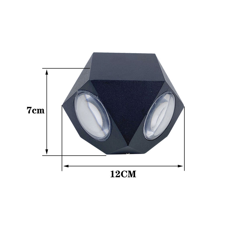 12W COB Chips wandlamp waterdichte hoge helderheid decoratieve buitenlamp