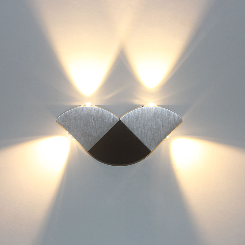 4W LED Wandlamp Blaker Kleurrijke Verlichting Wandgemonteerde Indoor Decoratie Licht voor Loft Badkamer Woonkamer Home Verlichting 