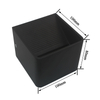 Zwarte keramische 3W kubus led-wandlamp omhoog en omlaag voor binnendecoratie met fabrieksprijs wandlamp moderne verlichting