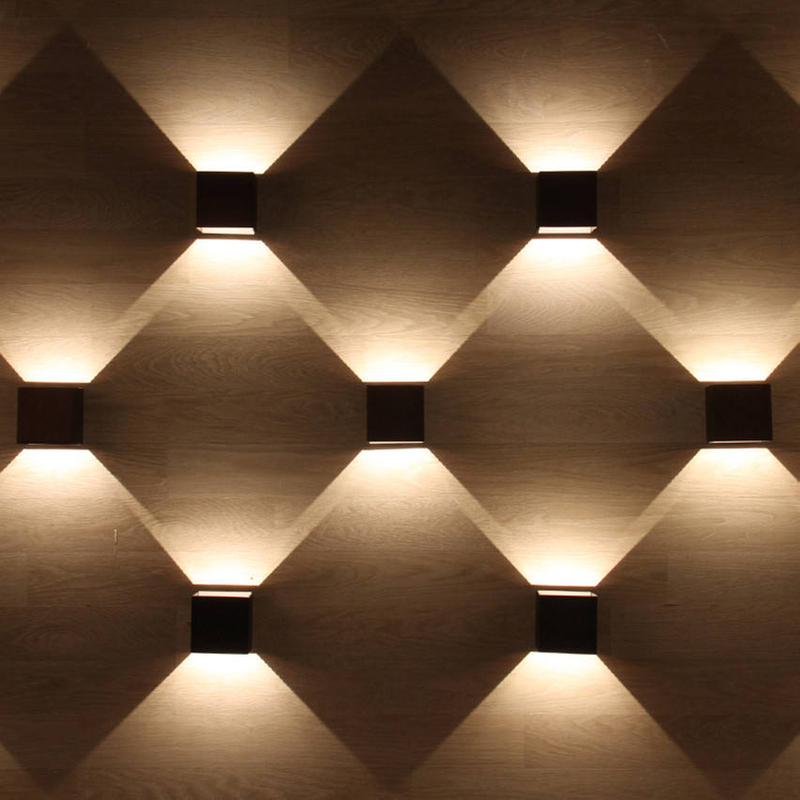 Hot Koop 6W COB LED Downlight Wandlamp Muurbeugel Licht Indoor LED Up Down Muurbeugel Sconce Lampen