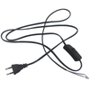 Beste kwaliteit draadstekker Zwart 303 schakelaar met EU US PLUG de beste lampaccessoires