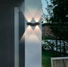 4W Hagood nieuwe baard wandlamp waterdicht IP65 buitenverlichting op en neer moderne led wandlamp