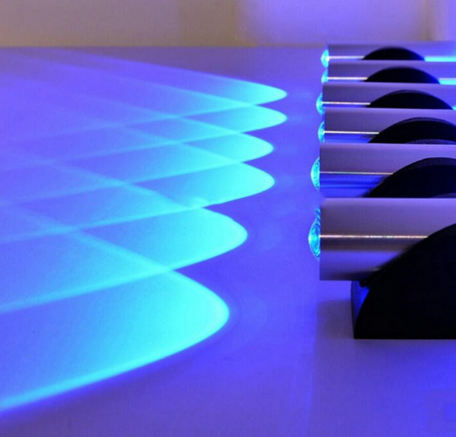 Korte rechte geborstelde zwarte wandlamp 2W 6W Fabrieksgroothandelsprijs hotel wandlampen kamer licht binnen wandlamp
