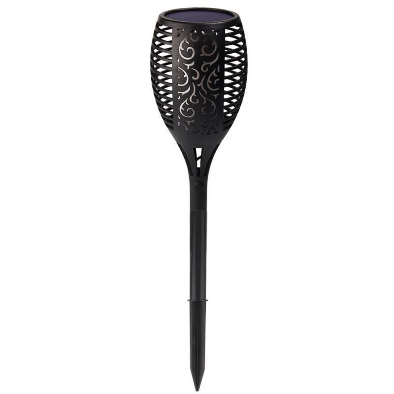 96 LED Waterdichte Flikkerende Vlam Solar Light Tuinlamp Outdoor Landschap Decoratie Tuin Gazon Licht