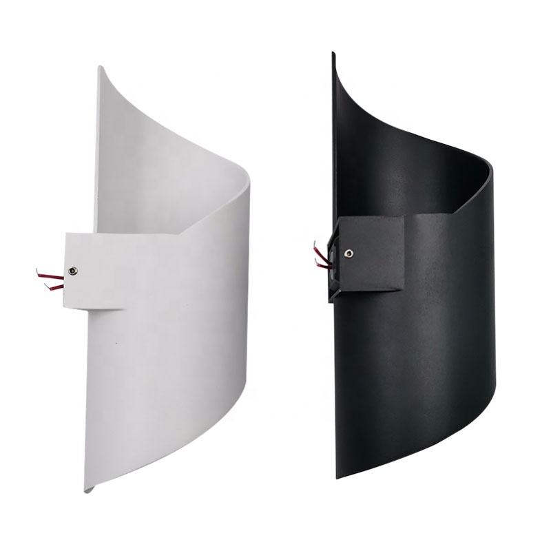 12W Curve Vorm Gemakkelijk Installeren Wandmontage Licht Ktv Villa Decoratie Binnenplaats Balkon Piazza Gate Trap Wandlampen
