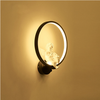 Nieuwe aankomst moderne led blaker fancy wandlamp kunst ringlicht muurbevestiging voor hotelverlichting binnen