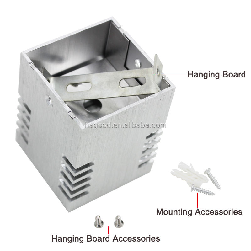 Afstandsbediening Aluminium Muur Plafond Hal Veranda Decoratie Lamp 3W RGB LED Wandlamp Blaker AC85-265V