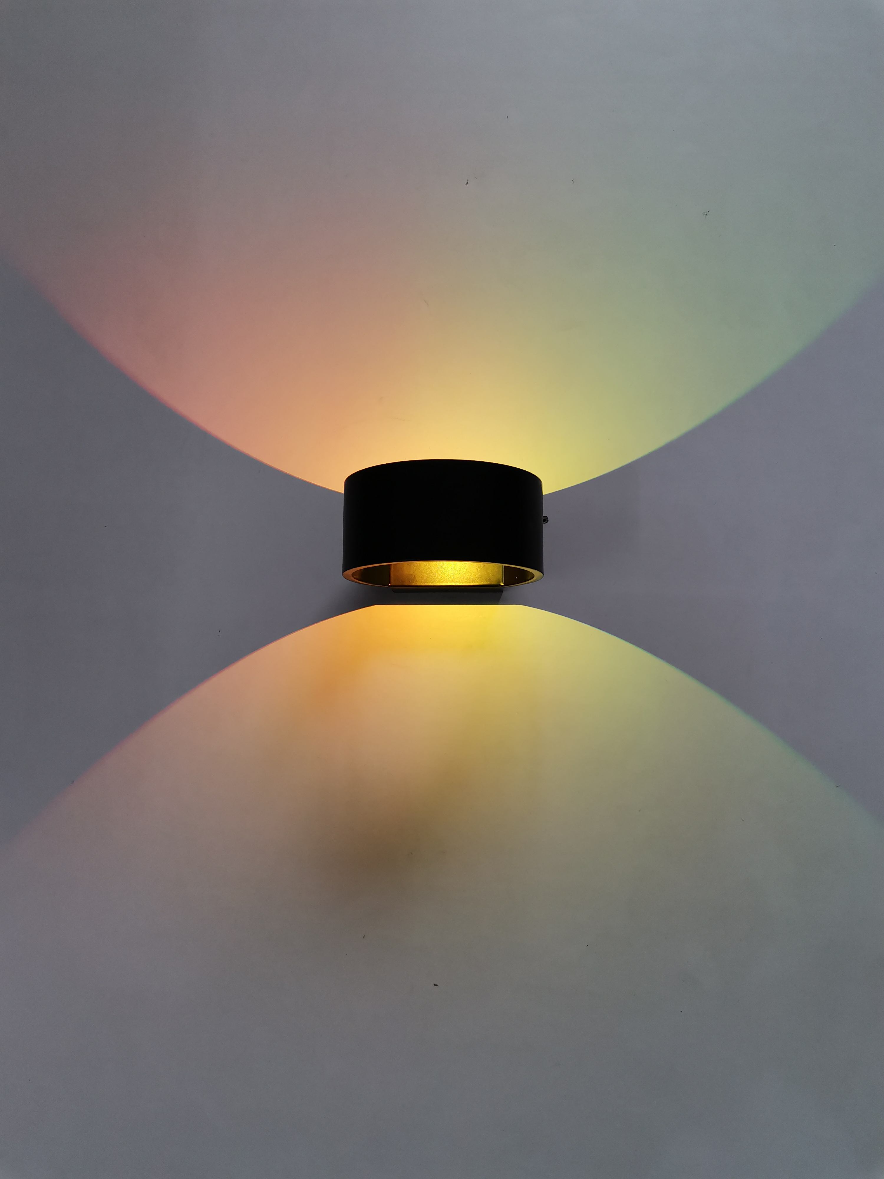 5W AC85-265V Cirkelvormige wandlamp RGB met controller voor binnendecoratie om lichten op te fleuren