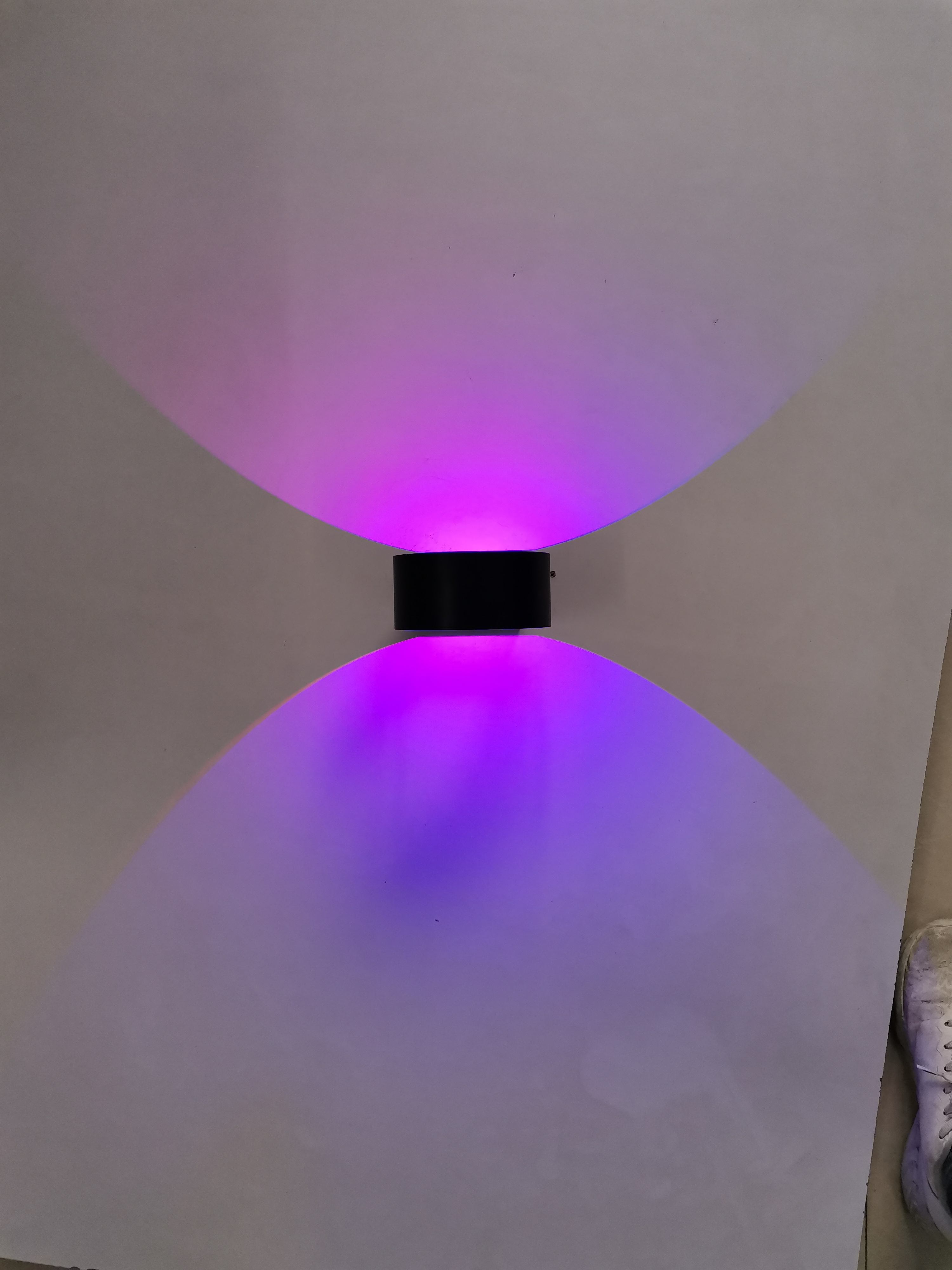 5W AC85-265V Cirkelvormige wandlamp RGB met controller voor binnendecoratie om lichten op te fleuren
