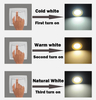 3W 5W 7W 9W 12W 18W SMD5730 Warm/Koud Wit Gecombineerd Kleur paneel + Gesegmenteerde controle LED driver voeding voor downlight