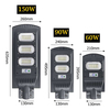 50-300W straatlantaarn op zonne-energie indoor solar lamp zonne-energie lampen op zonne-energie lamp lamparas solar Geïntegreerde alles-in-één straatlantaarn op zonne-energie