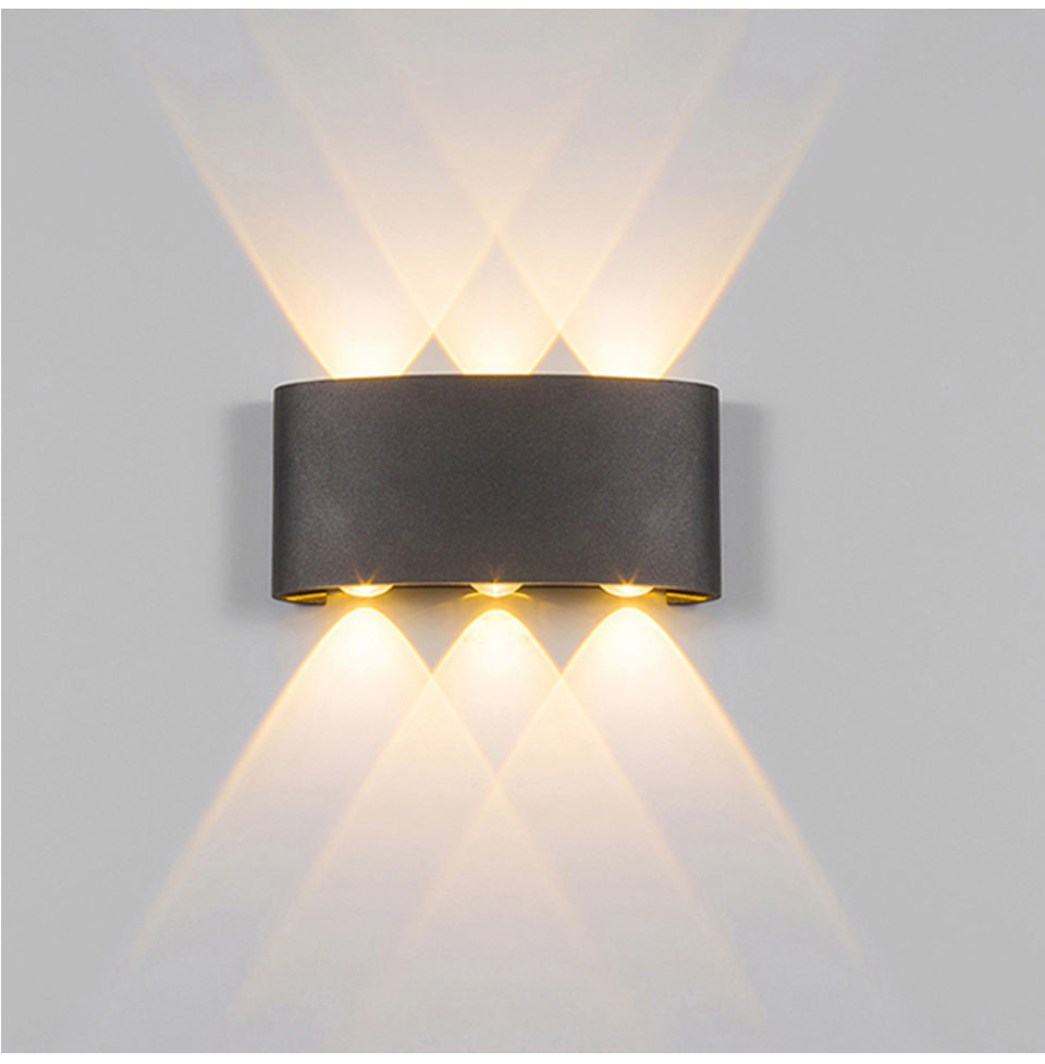 6W Up En Down Buitenverlichting Wandlamp Modern Waterdicht IP65 Up Down 10W Buitenverlichting Home Hotel AC 220V 110V