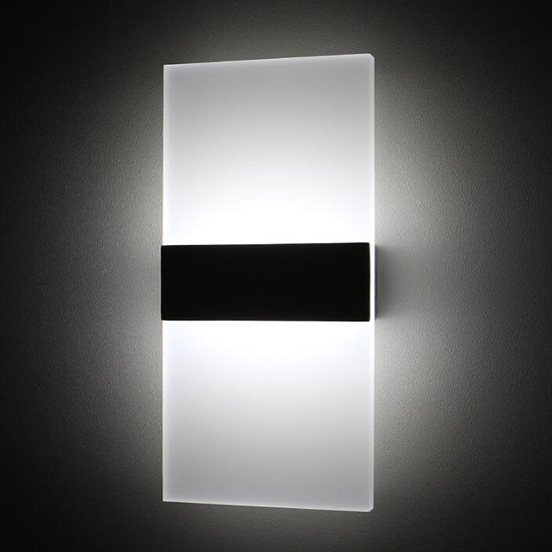 Fabriek directe minimalistische LED acryl wandlamp voor hotel slaapkamer kamers verlichting met prijzen led-verlichting esthetisch