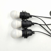 E27 Full Tooth Lamp Holder Himalayan Wire Plug Salt Lamp Holder 317 Switch EU / US Plug Three Lamp Holders