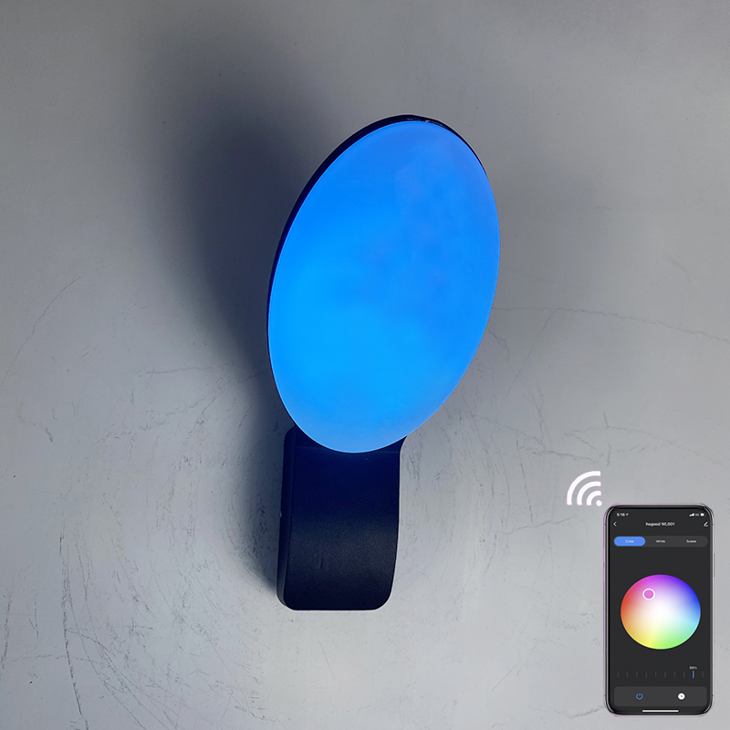 9W slimme wandlamp intelligente lampen led licht app controle led licht app controle app gecontroleerde verlichting Tuya App Buiten wandlamp mobiele telefoon afstandsbediening wandlamp