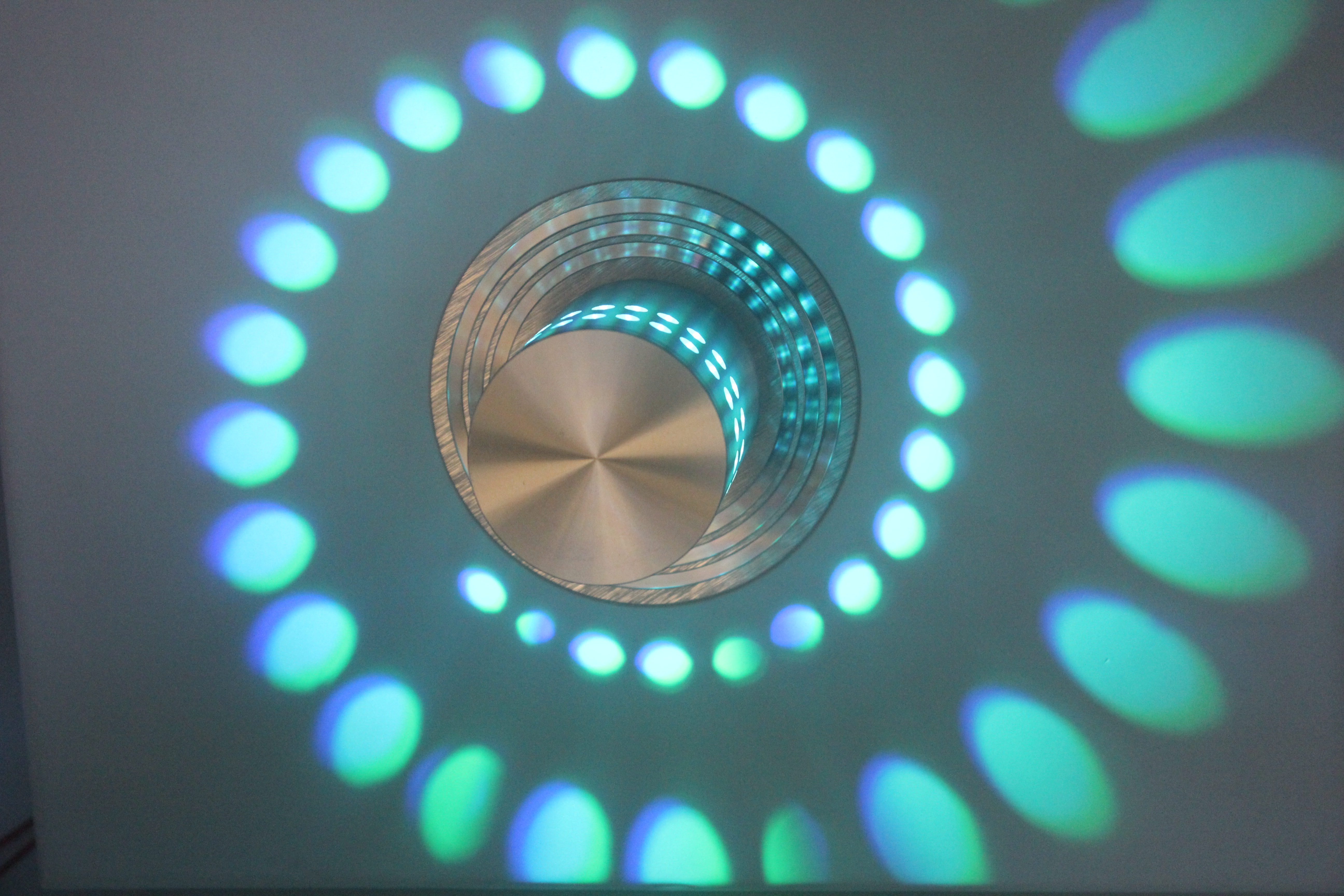 LED Plafond Poreuze LED RGB Plafond Wandlamp met Afstandsbediening Indoor Led Trap Wandlamp AC85-265 Nieuwjaarscadeau
