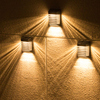 Mini Patio Solar Verlichting Trappen Dek Stap Lichten IP65 Waterdichte Outdoor Tuin Verzonken Opbouw Led Solar Fence Lamp