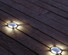 LED-lichtdoorlatende begraven lamp 1W buiten regenbestendig ingebedde tuin binnenplaats stap zijverlichting begane grond lamp