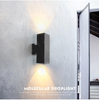 Aangepaste schans wandlamp Modern IP65 waterdicht aluminium buitenlicht LED op en neer wandlamp gemaakt in China
