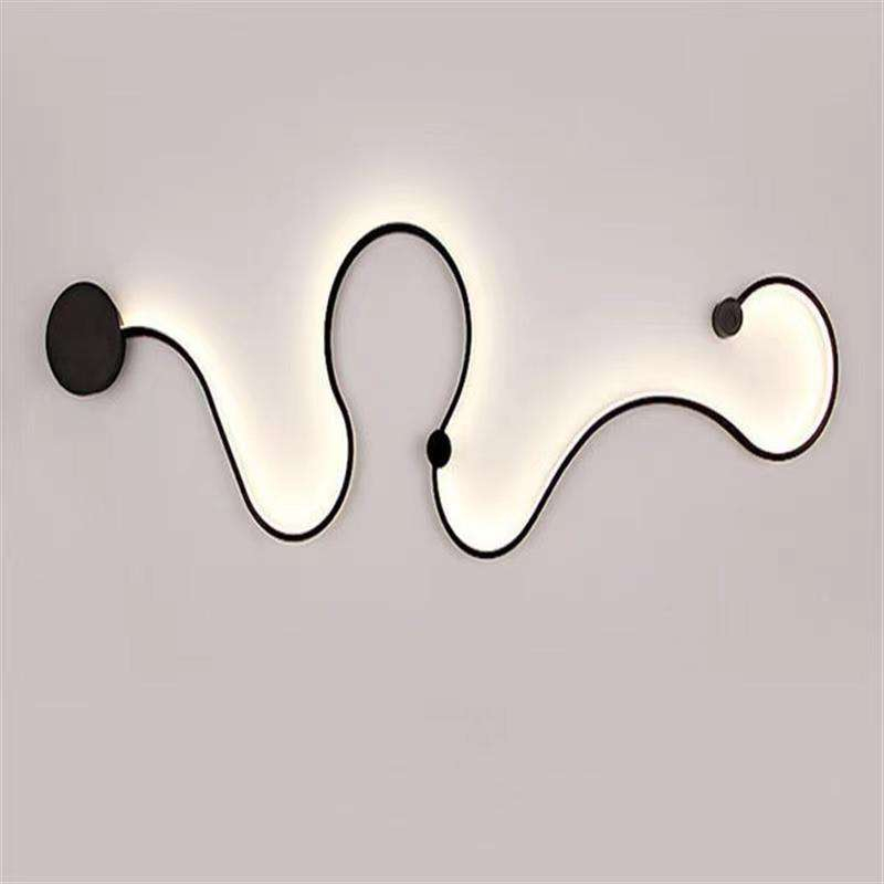 Postmoderne minimalistische wandlamp Nordic creatieve led slaapkamer nachtkastje decoratie wandlamp woonkamer gang gangpad lampen