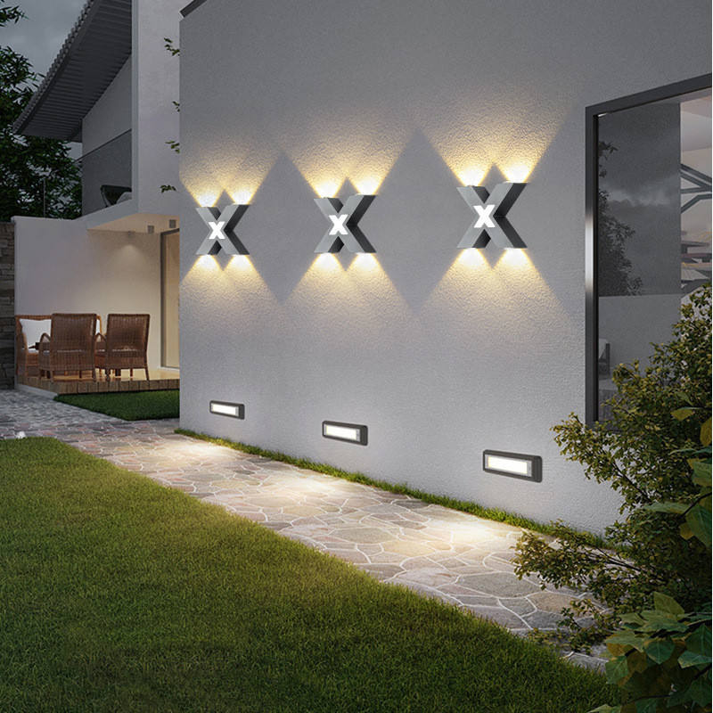 4W LED Wandlamp Buiten Waterdicht IP65 Veranda Tuin Wandlamp Binnen Slaapkamer Nachtkastje Decoratie Verlichting Lamp Aluminium
