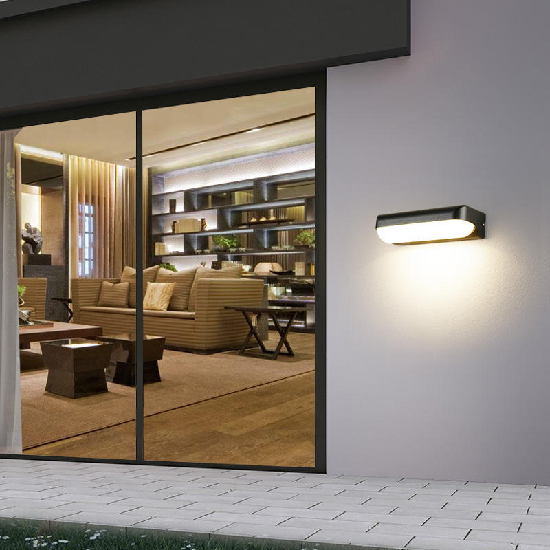 Acryl Moderne Minimalistische LED-Wandlamp Waterdicht IP65 Binnen Buiten Voor AC85-265V Tuinstraatverlichting Balkon Schansen