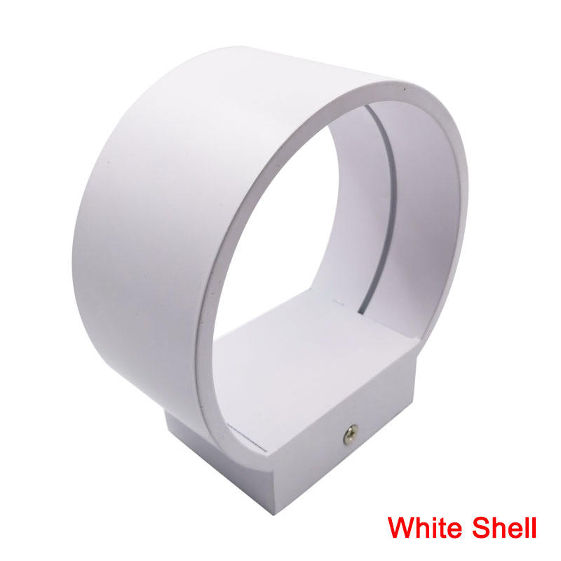 5W AC85-265V Indoor Circle Wandlamp RGB met Controller voor Indoor Decorating Brighten Lights