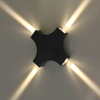 4W Dwarsbalk nachtlampje nachtlampje Industriële decoratie RGB led wandlamp tuin badkamer IP65 up down lights