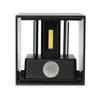 Outdoor Garden 12W Verstelbaar omhoog en omlaag wandlamp Bewegingssensor Wandlamp