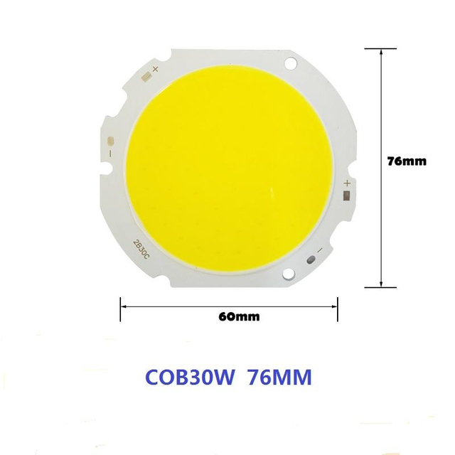 Fabriek groothandel COB lichtbron 10-50W high power high display index highlight geel licht wit licht COB lamp kralen