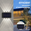 Solar outdoor tuinlamp thuis wandlamp decoratie lay-out muur nieuwe op en neer lichtgevende wandlamp