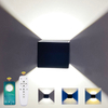 2.4G verstelbare licht wandlamp kubus wandlamp Europese stijl wandlamp keramische kubus wandlamp met controller 20W indoor wandlamp gang gangpad lamp goede kwaliteit en lage prijs