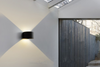 Decoratieve led-licht moderne halfronde waterdichte wandlamp en buitenverlichting op en neer wandverlichting
