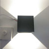 Nieuwe dimbare led wandlamp buiten waterdicht ip65 kubus wandlamp 12w moderne led wandlampen voor tuin